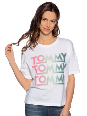 Tommy Jeans TJW CN White T-Shirt