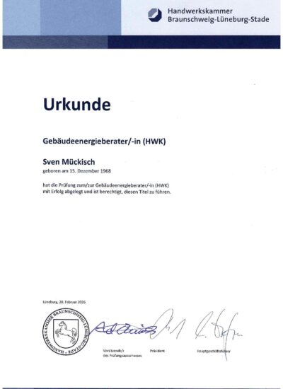 Urkunde Energie Urkunde Energie